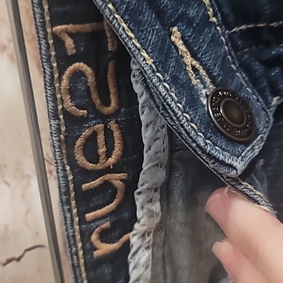 Rue 21 bootcut jeans sz 13/14 - Picture 6 of 7